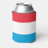 Luxemburger Flagge Dosenkühler (Kanne Rückseite)