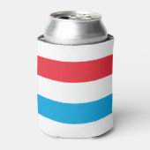 Luxemburger Flagge Dosenkühler (Kanne Vorderseite)