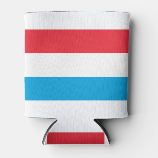 Luxemburger Flagge Dosenkühler (Vorderseite)