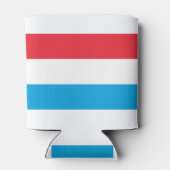 Luxemburger Flagge Dosenkühler (Rückseite)