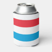 Luxemburger Flagge Dosenkühler (Kanne Rückseite)