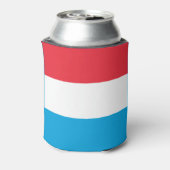 Luxemburger Flagge Dosenkühler (Kanne Rückseite)