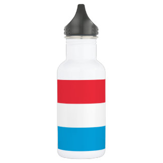 Luxemburger Flagge Edelstahlflasche