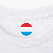 Luxemburger Flagge Etiketten (Befestigt)