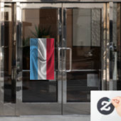 Luxemburger Flagge Fensteraufkleber (Büro Tür)