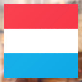 Luxemburger Flagge Fensteraufkleber (Blatt 2)