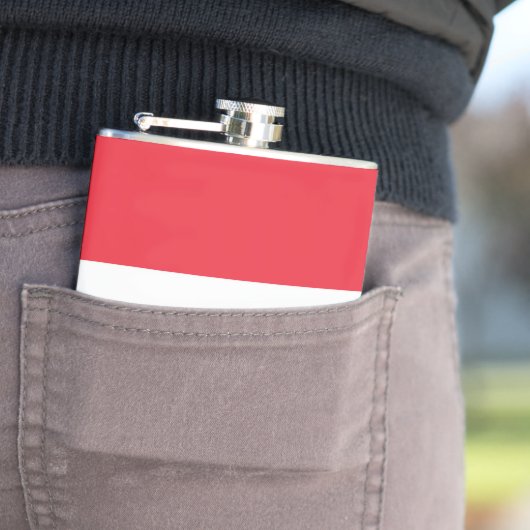 Luxemburger Flagge Flachmann (Beispiel)