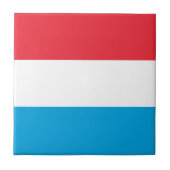 Luxemburger Flagge Fliese (Vorderseite)
