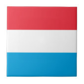 Luxemburger Flagge Fliese (Vorderseite)