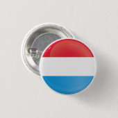Luxemburger Flagge für das runde Symbol Button (Vorne & Hinten)