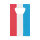 Luxemburger Flagge Geldbeutel Flaschenöffner (Vorderseite)