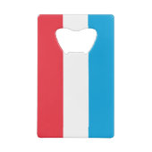 Luxemburger Flagge Geldbeutel Flaschenöffner (Rückseite)