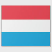 Luxemburger Flagge Geschenkpapier (Flach)