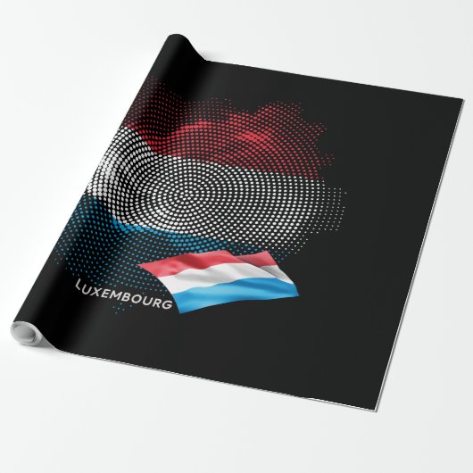 Luxemburger Flagge Geschenkpapier (Ungerollt)