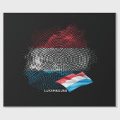 Luxemburger Flagge Geschenkpapier (Flach)