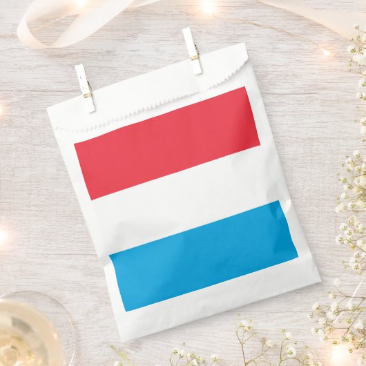Luxemburger Flagge Geschenktütchen (Ausgeschnitten)