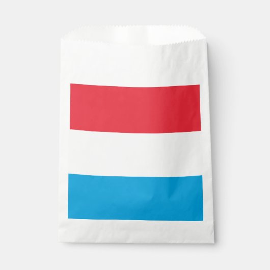 Luxemburger Flagge Geschenktütchen (Vorderseite)
