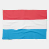 Luxemburger Flagge Geschirrtuch (Horizontal)