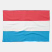 Luxemburger Flagge Geschirrtuch (Horizontal)