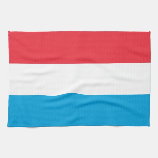 Luxemburger Flagge Geschirrtuch (Horizontal)