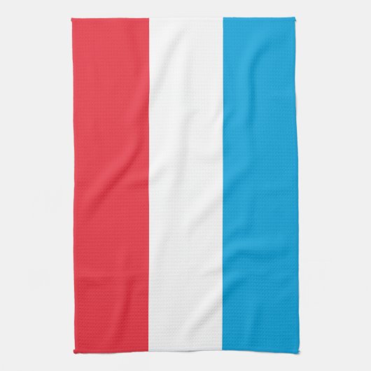 Luxemburger Flagge Geschirrtuch (Vertikal)