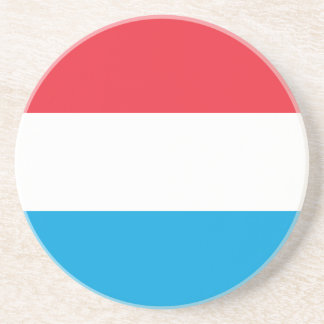 Luxemburger Flagge Getränkeuntersetzer