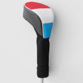 Luxemburger Flagge Golf Headcover (angewinkelt)