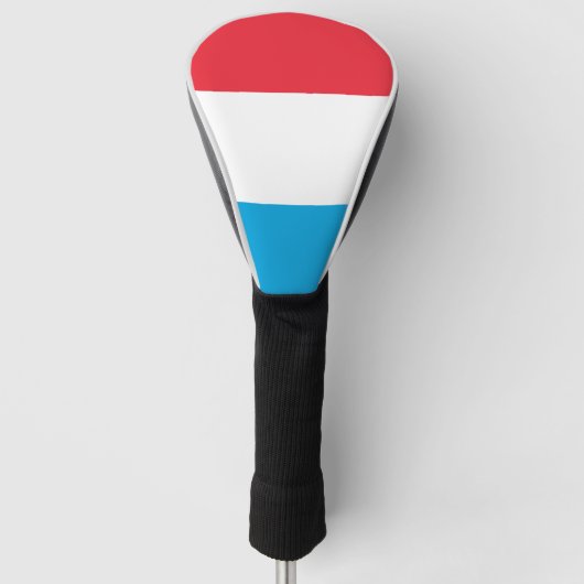 Luxemburger Flagge Golf Headcover (Vorderseite)