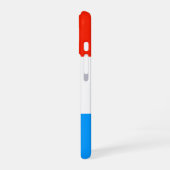 Luxemburger Flagge iPhone 16 Hülle (Linke Seite)