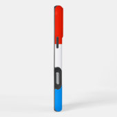 Luxemburger Flagge iPhone Hülle (Rechte Seite)