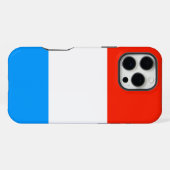 Luxemburger Flagge iPhone Hülle (Rückseite (Horizontal))