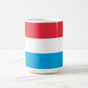Luxemburger Flagge Kaffeetasse