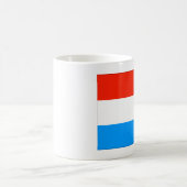 Luxemburger Flagge Kaffeetasse (Mittel)