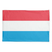 Luxemburger Flagge Kissenbezug (Rückseite)