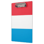 Luxemburger Flagge Klemmbrett (Links)