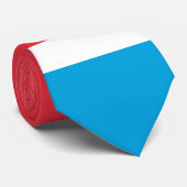 Luxemburger Flagge Krawatte (Gerollt)