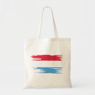 Luxemburger Flagge - Kunst Tragetasche