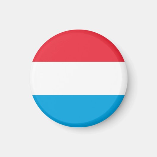 Luxemburger Flagge Magnet (Vorne)