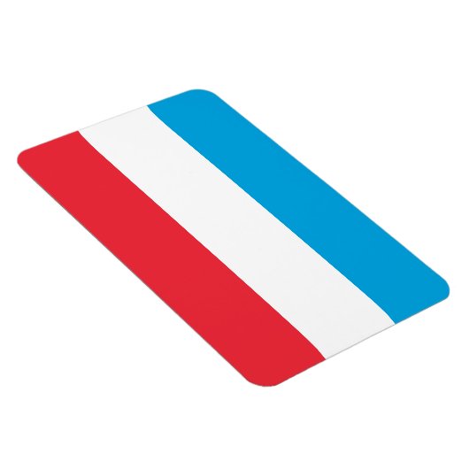 Luxemburger Flagge Magnet (Rechte Seite)