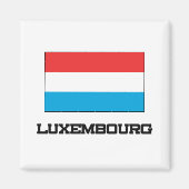 Luxemburger Flagge Magnet (Vorne)