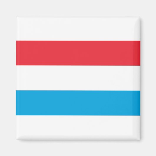 Luxemburger Flagge Magnet (Vorne)
