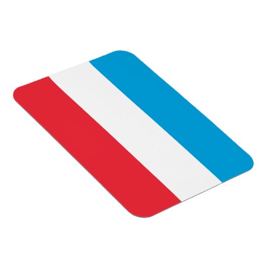 Luxemburger Flagge Magnet (Rechte Seite)