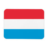 Luxemburger Flagge Magnet (Horizontal)