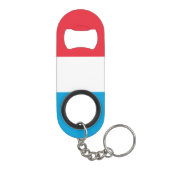 Luxemburger Flagge Mini Flaschenöffner (Rückseite)