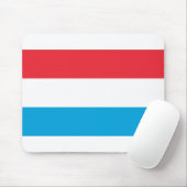 Luxemburger Flagge Mousepad (Mit Mouse)