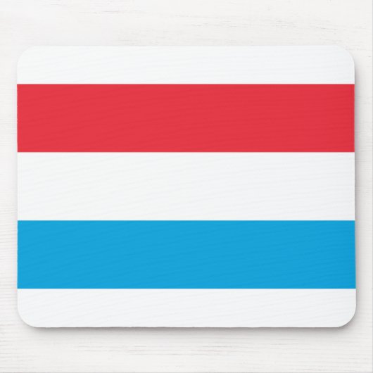 Luxemburger Flagge Mousepad (Vorne)