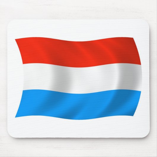 Luxemburger Flagge Mousepad (Vorne)