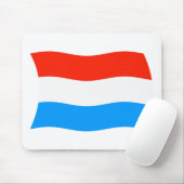Luxemburger Flagge Mousepad (Mit Mouse)