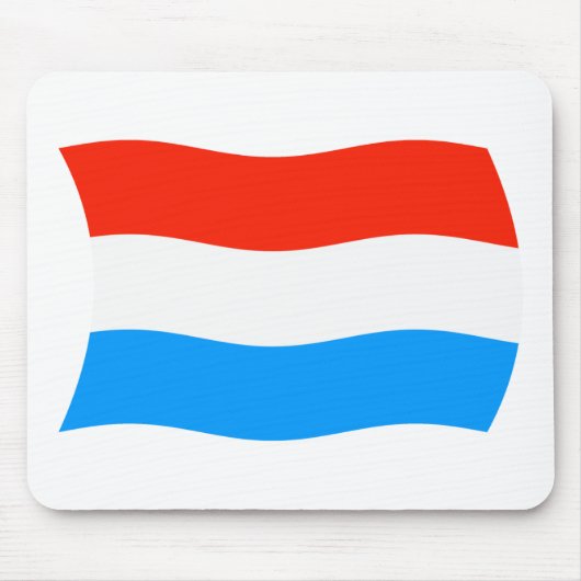 Luxemburger Flagge Mousepad (Vorne)