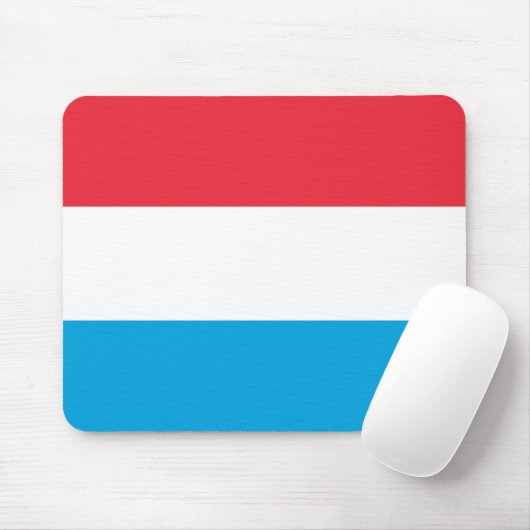 Luxemburger Flagge Mousepad (Mit Mouse)